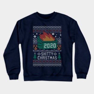 Ugly Shitty Christmas Sweater Crewneck Sweatshirt